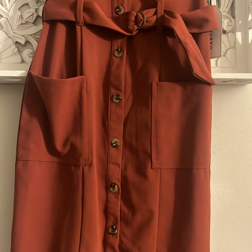 NWT, Max & Ash button front dress with pockets - Picture 4 of 7